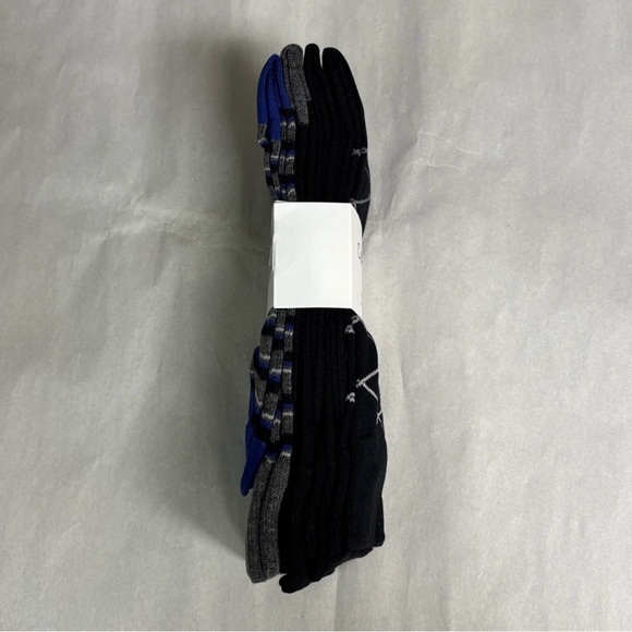 New Calvin Klein Socks 4 Pairs Men’s Lightweight Crew Pattern Casual Preppy Sock - Picture 3 of 13
